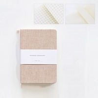 Carnet A5 personnalisé à couverture rigide en tissu épais, couverture en lin, journal à couverture rigide, agenda promotionnel, fournitures scolaires
