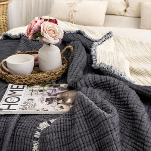 Couvre-lit <span class=keywords><strong>double</strong></span> en mousseline <span class=keywords><strong>moutarde</strong></span> 240x260 cm Couvre-lit 100% <span class=keywords><strong>coton</strong></span> biologique lavé couvertures en <span class=keywords><strong>gaze</strong></span> <span class=keywords><strong>de</strong></span> dinde - Product Image 3