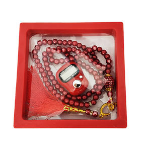 Новый религиозный жемчуг тревожные бусины цифровой палец счетчик значок измерительная коробка для молитвенных четок тасбих иский свадебный подарок Ид - Product Image 5