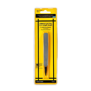 Lima plana paralela de 12 pulgadas de longitud para dar forma a metal y madera - Product Image 2