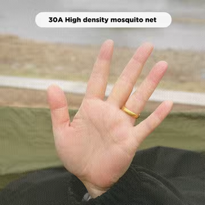 أرجوحة تخييم خفيفة الوزن من شخصين بحبل من التلال سريعة الفتح ، شبكة ناموسية مصنوعة من النايلون المتين - Product Image 6