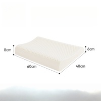 Oreiller en latex naturel thaïlandais importé, oreiller ergonomique de soutien du cou, orthopédique pour adultes, hôtel, maison