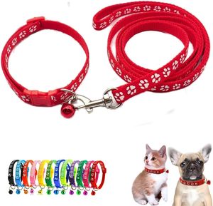 Collier et laisse pour chien réglables en nylon multicolores, vente en gros du fabricant - Product Image 1