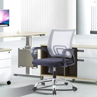 Chaise de bureau pivotante contemporaine en tissu maillé, dossier inclinable et relevable, pliable, modèle 2025, meilleure vente