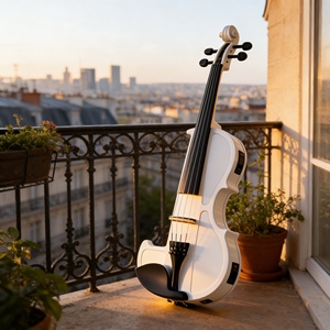 <span class=keywords><strong>Violon</strong></span> 4/4 professionnel électrique avec micro - Haute qualité pour adultes, concerts et performances professionnelles - Product Image 3