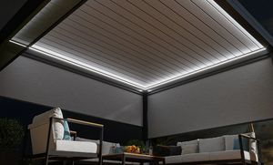 Pergola fixe en aluminium magique, imperméable, écologique, pavillon extérieur, structure durable <span class=keywords><strong>pour</strong></span> jardin, patio, balcon - Product Image 4