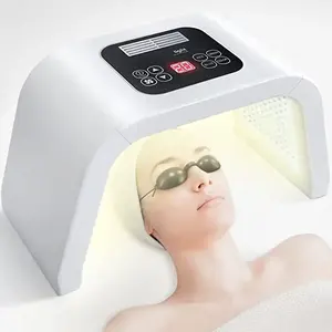 Светящаяся красная световая терапия для лица 7 цветов Светодиодная маска для лица светотерапия домашняя косметическая машина для омоложения кожи