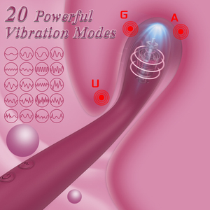 Nuevo Vibrador <span class=keywords><strong>de</strong></span> Punto G, 20 Modos <span class=keywords><strong>de</strong></span> Vibración, Resistente al Agua IPX7, Carga USB, Silicona Suave, Masturbación Femenina, Juguete Sexual para Adultos para Mujeres - Product Image 2