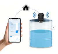 HojellyTek Controllore di Livello Ultrasonico WiFi per Monitoraggio Serbatoi d'Acqua 110/220V Cablato Alta Precisione Rilevamento in Tempo Reale Portata 0.1-3m