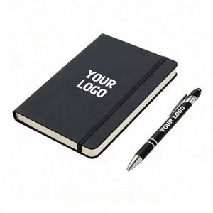 Wholesale Notebook Custom Logo Promo Business Gift New Design A5 Hardcover <b>Journals</b> Customized Embossed Pu Leather Notebooks - Product Image 1