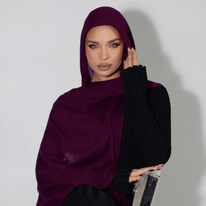Customized Traditional Modal Hijab <b>for</b> <b>Women</b> Lightweight Breathable Cotton Modal <b>Shawl</b> Matching Color Tudung <b>for</b> Muslims - Product Image 4