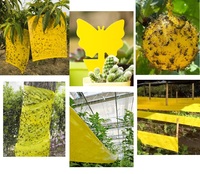Ruban adhésif collant double face ultra haute viscosité en ABS jaune pour attraper les insectes 2026
