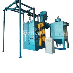 q378 Q3710 rotary spinner hanger hook type China shot blasting peening machine equipment price