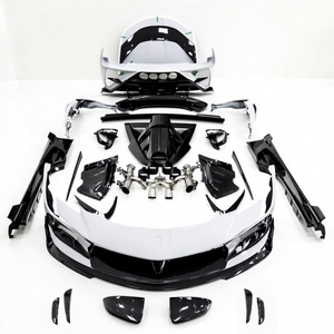 ชุดแต่งสไตล์ MSY สำหรับ Ferrari SF90 Spider ปี 2019-2022 ประกอบด้วยฝากระโปรงหน้า กันชนหน้า ดิฟฟิวเซอร์ สเกิร์ตข้าง ฝาครอบกระจกมองข้าง บังโคลน สปอยเลอร์ ฝากระโปรงหลัง และท่อไอเสีย - Product Image 1