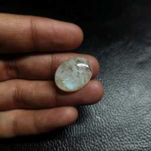 Natural <b>Rainbow</b> Hessonite Oval Cabochon 5.06 Carat 21x17mm Loose Gemstone <b>Light</b> Certified Third Party Appraisal Bulk Supplier - Product Image 6