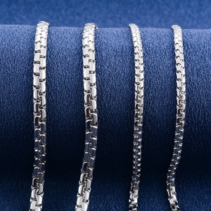 Accesorios de Joyería de Acero Inoxidable para Mujer y Hombre, Cadena Plana Metálica, Collar Gargantilla, Resistente al Agua, Regalo DIY - Product Image 2