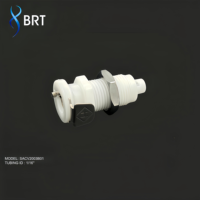Raccord rapide à déconnexion rapide 1/8 NPT femelle, vanne en ligne, raccord de tuyau en plastique, connecteur fileté air/eau