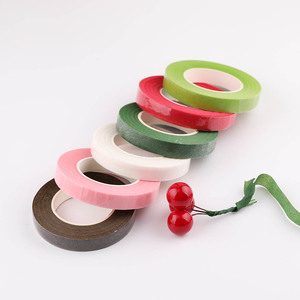 Solid Color Floral Tape Colored Paper Tape DIY Handmade <b>Tiebacks</b> Telescopic Flower Stem Wrapping Tape Middle Size Random Colors - Product Image 1