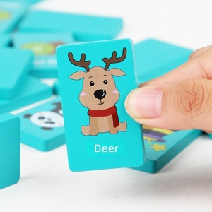 Mainan Edukasi Kayu untuk Anak Usia 4-6 Tahun Permainan Membangun Rantai Buah dan Hewan dengan Balok Domino (Kemasan Kotak Berwarna) - Product Image 4