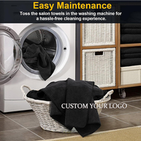 Multiple Size Custom Embroidery Logo Cotton Towels Soft Towel Nail Beauty Hair Salon Spa Event Gift Cleaning High Quality