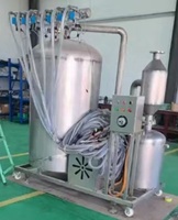 Máquina automática de succión de pulmón al vacío de pollo para línea de sacrificio de pollo/máquina automática de eliminación de pulmón de pollo