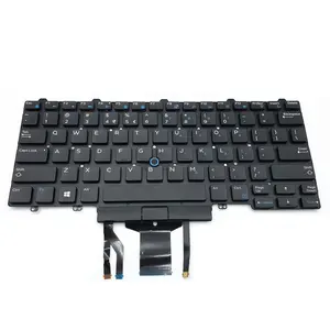 Genuine NEW Original FOR Dell Latitude 5490 7490 5495 Laptop Backlit US Layout Keyboard Dual Pointing 4VMV0 04VMV0