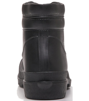 Bottes de travail en PVC noir ACE Safety 6,5 pouces, lacées, embout en acier, semelle intermédiaire en acier, CE EN ISO 20345 STL SS513:2013