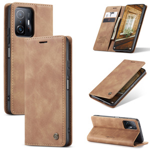 Étui portefeuille CaseMe avec support magnétique, style rétro, en cuir, pour <span class=keywords><strong>Xiaomi</strong></span> MI 11T/<span class=keywords><strong>11TPro</strong></span> - Product Image 1
