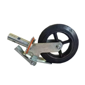 Khóa kép phá vỡ bánh xe xoay cao su 8*2 inch 360 độ tháp lăn nặng giàn giáo Caster - Product Image 5