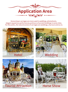 Remolques de Carruajes Reales de Alta Calidad, Carruaje Real Eléctrico de Lujo de Cuatro Ruedas para Turismo en Venta - Product Image 6