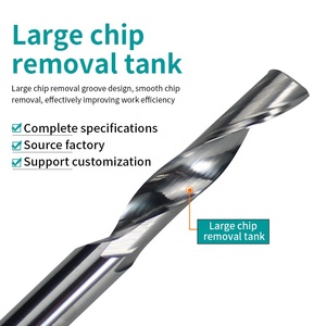 Joseph sản xuất sản xuất rắn Carbide <span class=keywords><strong>CNC</strong></span> <span class=keywords><strong>Router</strong></span> bit đơn sáo nhôm phay Cutter - Product Image 4