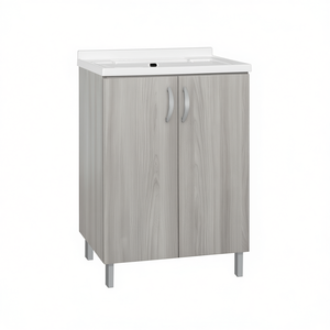 Mueble de Baño con Lavabo Integrado de Melamina de 45 cm de Ancho con Una Puerta - Product Image 3