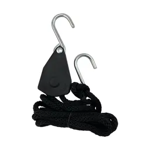 3/8" Rope Ratchet Straps Lock Pulley