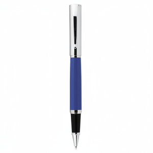 Penna Roller Blu e Cromata - Product Image 2