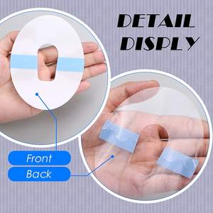 Stiker Sensor diabetes, kualitas tinggi ukuran OEM atau paket tahan air Film PU bernapas hipoalergenik stiker CGM - Product Image 4