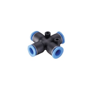 Misumi <b>Quick</b> Coupler LTFH Cross 4 Way Pneumatic <b>Connector</b> Factory Direct Sales - Product Image 2