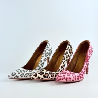 Escarpins à bout pointu imprimé léopard pour femme, talons aiguilles sexy, motif animalier, chaussures de soirée et de jazz pour femme