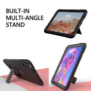 Laudtec เคสพีซีซิลิโคนนิ่มแบบ2-in-1ฝาหลังแบบหมุนได้หลายมุมเคสแท็บเล็ตสำหรับ iPad Air 11นิ้ว2025 A16 - Product Image 2