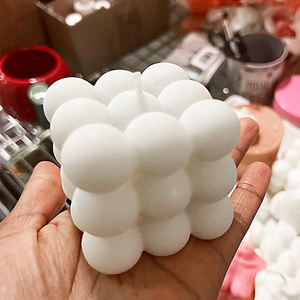 Moules de fabrication de bougies à <span class=keywords><strong>bulles</strong></span> 3D Moules à bougies uniques en silicone pour la fabrication de bougies - Product Image 2