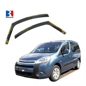 Protections de pluie météorologiques dans le canal pour PEUGEOT Partner <span class=keywords><strong>Berlingo</strong></span> 2D 2008-2018 Visière de fenêtre Visières d'aération à l'intérieur des déflecteurs de vent - Product Image 1