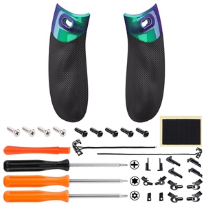Chameleon Blue Purple Ergonomic FLEXOR Click Rubberized Side Rails Panel Handle <b>Grips</b> Trigger Stop Kit for Xbox Series X S - Product Image 2