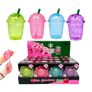 Juguete Antiestrés <span class=keywords><strong>Boba</strong></span> de Subida Lenta al por Mayor, Taza de Té con Leche, Juguete Sensorial con Forma de Bebida, Taza Mochi Squishy para Aliviar la Ansiedad - Product Image 1