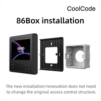 Feocey FC6820 lecteur de contrôle d'accès Bluetooth intérieur système de gymnastique Code Qr/porte Nfc/IC/lecteur de codes à barres ascenseur à écran tactile