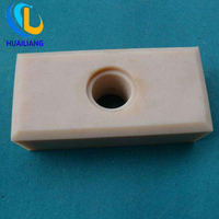 Bloc de support en HDPE auto-lubrifiant, résistant à l'usure et aux chocs, avec glissière en nylon, pièces personnalisées