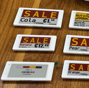 Etiquetas Electrónicas Automáticas para Estantes (ESL), Etiquetas Digitales Inteligentes para Cambiar Precios, Etiqueta Magnética Resistente para Almacén - Product Image 1