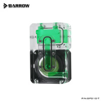 Pompe à eau Barrow PWM à vitesse contrôlée 10W, modèle MINI Pump-in-box spécialement conçu pour les boîtiers ITX SPD10-T Noir/Blanc