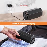 Banque d'alimentation pour ordinateur portable à prise CA 100W 27000mAh centrale électrique portable type-c entrée USB 3.0 sortie pour camping en plein air bureau à domicile