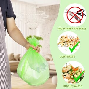 ถุงขยะพิมพ์ลายขนาดใหญ่แบบหนาพิเศษ ม้วนแบบกันรั่ว ปากแบน ขนาดสั่งทำได้ ถุงขยะแบบใช้แล้วทิ้งสำหรับขยะอาหาร จัดจำหน่ายจากโรงงาน - Product Image 1