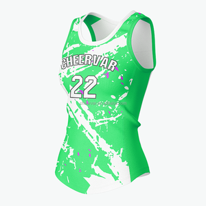 Tank Top bola voli kustom, pakaian voli tahan lama untuk wanita - Product Image 2