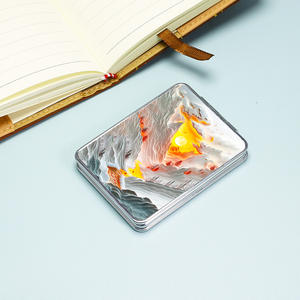 Espejo de maquillaje compacto de viaje de doble cara portátil con logotipo personalizado aumento 1X/<span class=keywords><strong>2x</strong></span> espejos cosméticos de cuero PU de bolsillo para niñas - Product Image 6